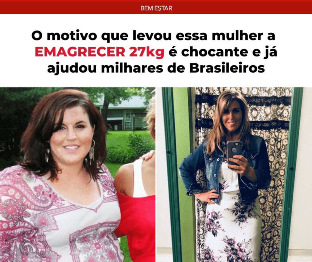 O motivo que levou esta mulher a emagrecer é CHOCANTE e já ajudou milhares de Brasileiros