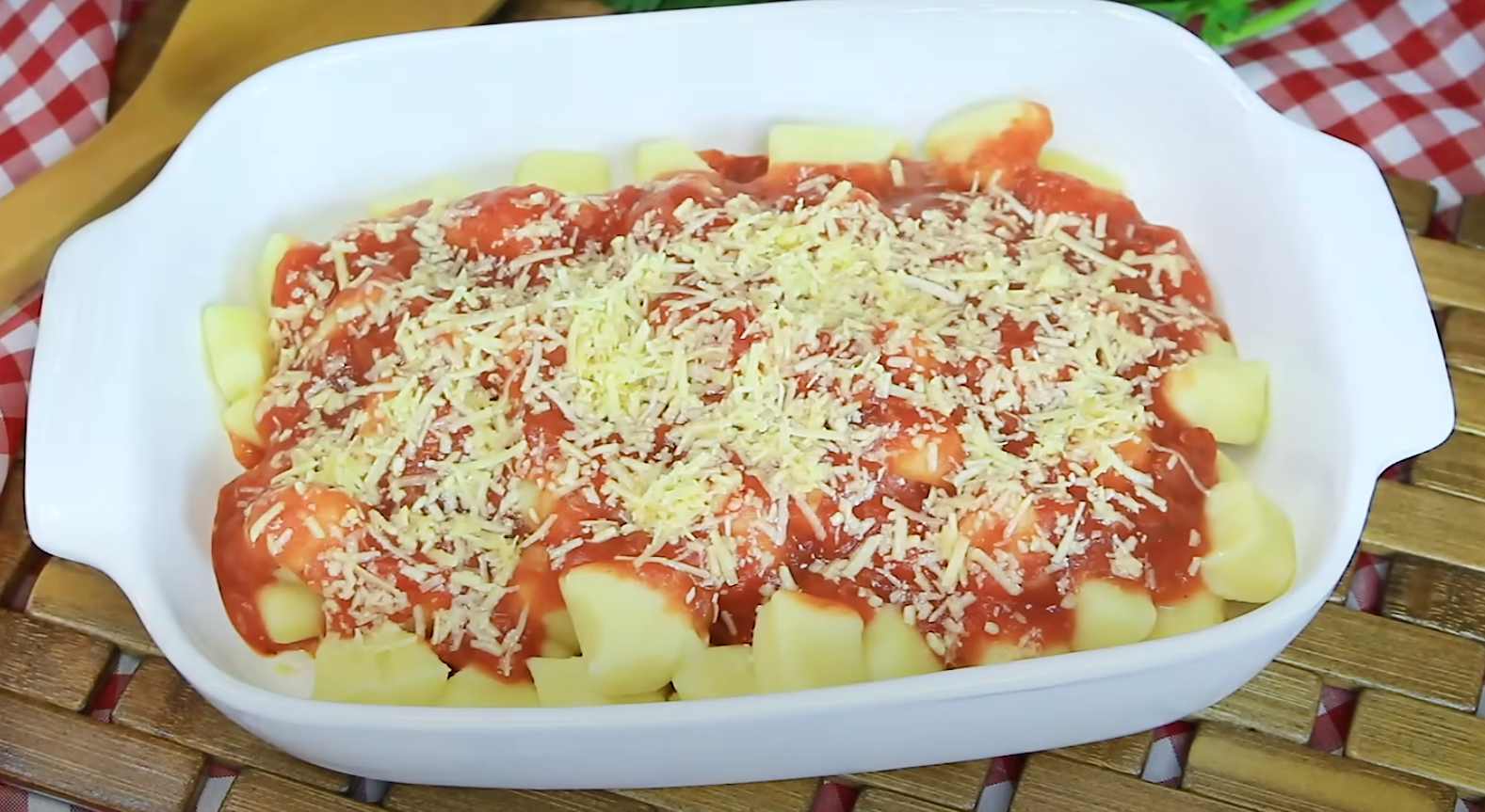 Nhoque da Batata com Molho de Tomate