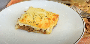 Escondidinho de Carne Moída com Purê de Batata