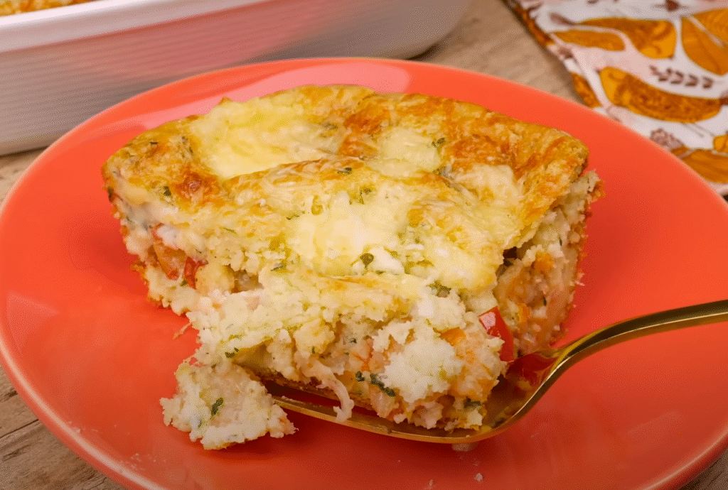 Torta de Camarão Cremosa